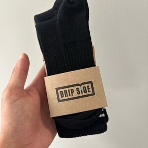 2 Pack Black Premium Breathable Socks